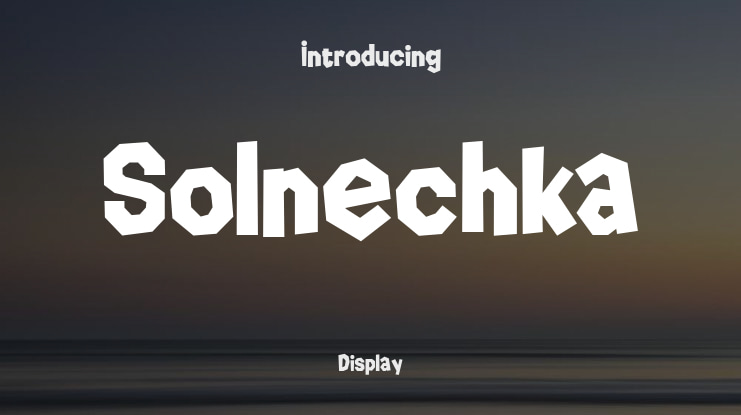 Solnechka Font