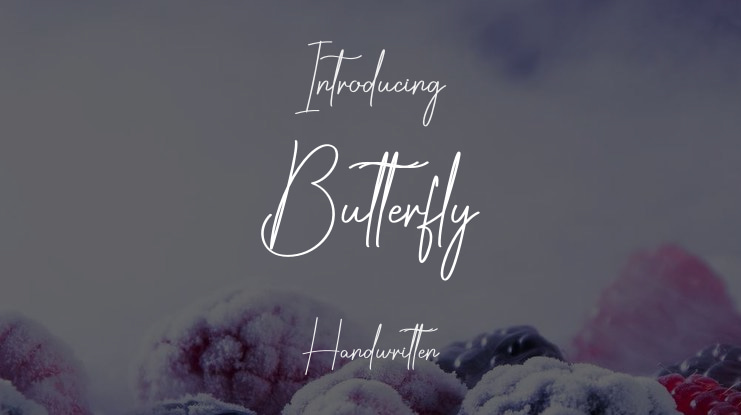 Butterfly Font