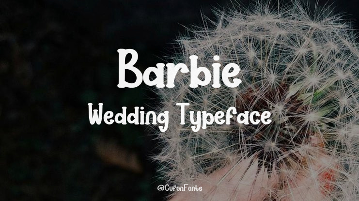 Barbie Wedding Font