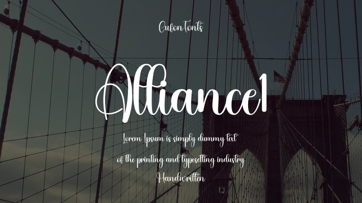 Alliance1 Font