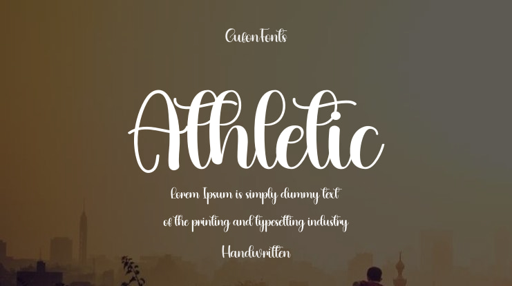Athletic Font