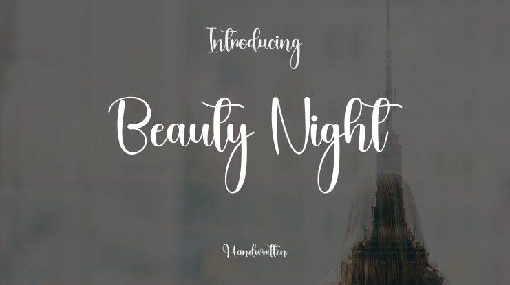 Beauty Night Font
