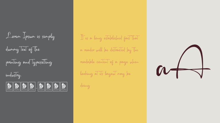 Camerelia Family Font