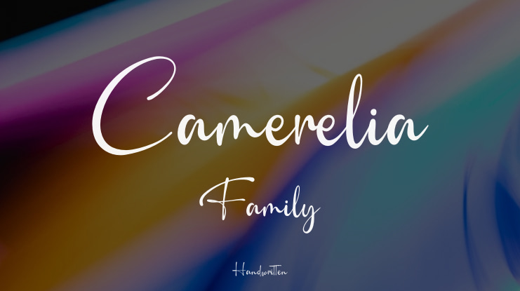 Camerelia Family Font