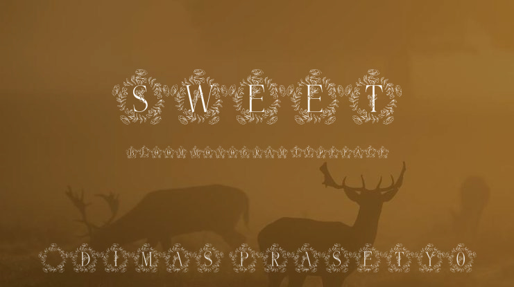 Sweet Bloom Monogram Font