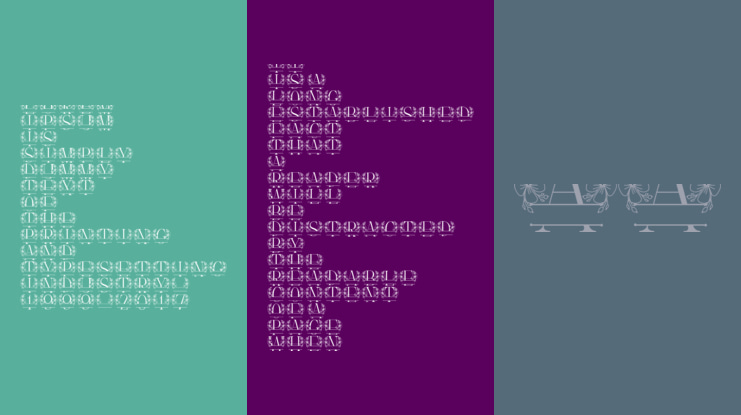 Beauty Magnolia Line Monogram Font