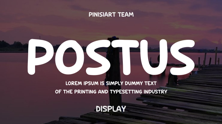 POSTUS Font