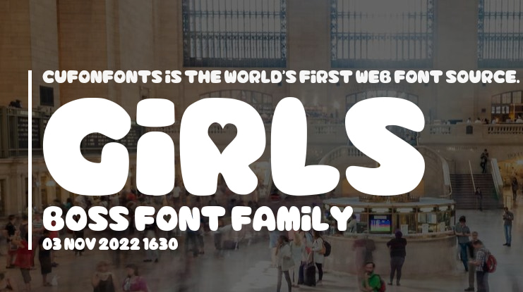Girls Boss Font
