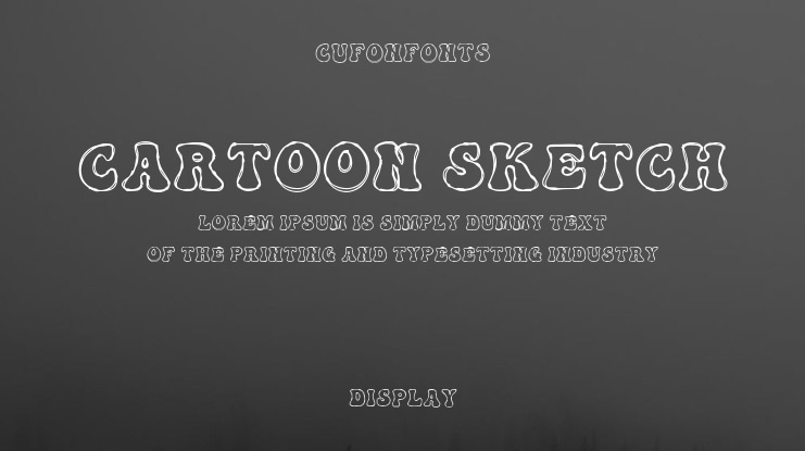 Cartoon Sketch Font