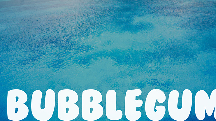 BubbleGum Font