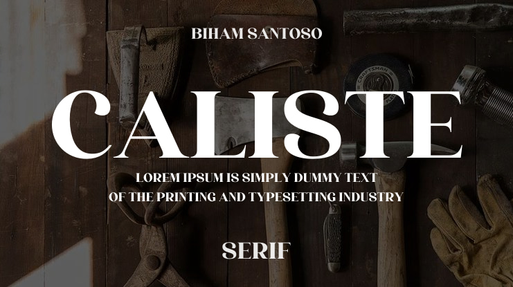 Caliste Font