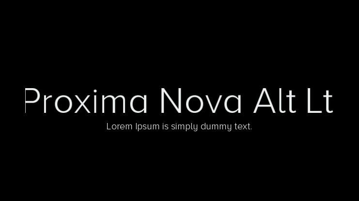 proxima nova light font free download ttf