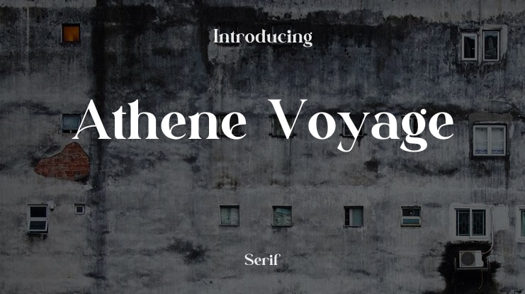 Athene Voyage Font
