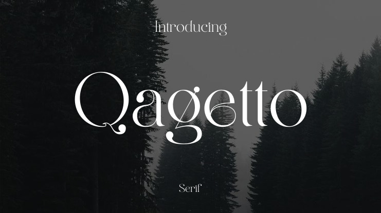 Qagetto Font