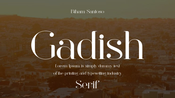 Gadish Font