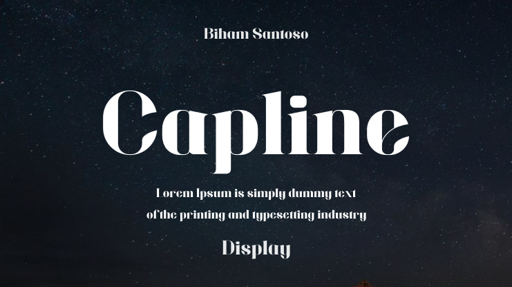 Capline Font