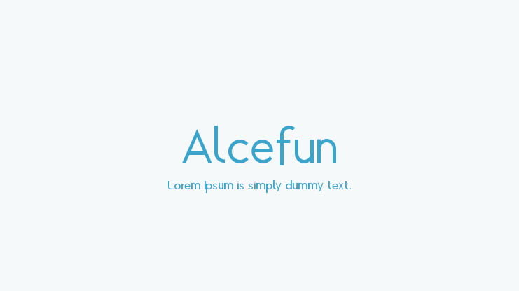 Alcefun Font