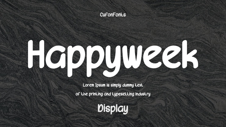 Happyweek Font
