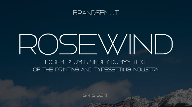 Rosewind Font