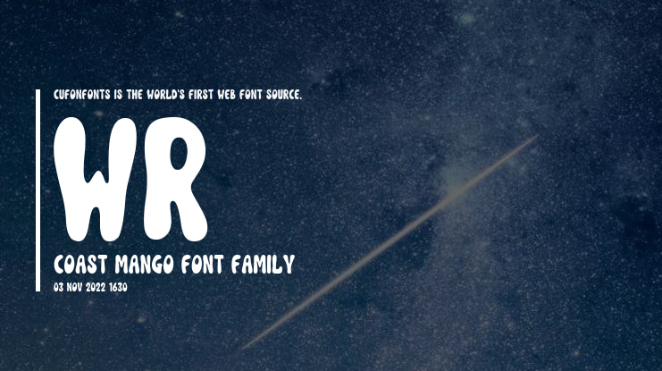 WR Coast Mango Font Family