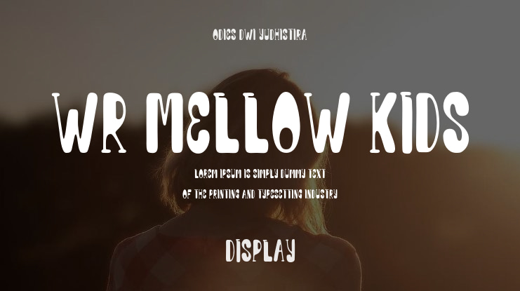 WR Mellow Kids Font