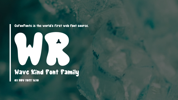 WR Wave Kind Font Family