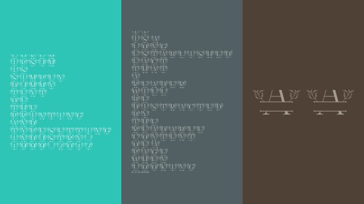 Rose Blossom Line Monogram Font