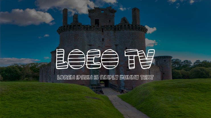 Loco TV Font