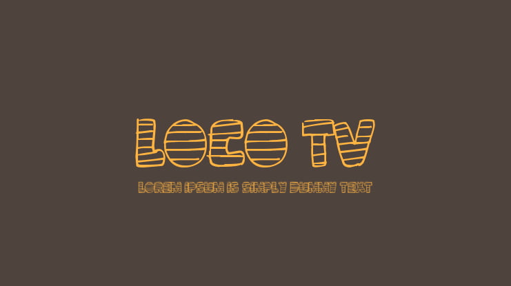 Loco TV Font
