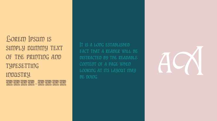 Pandion - Personal Use Font