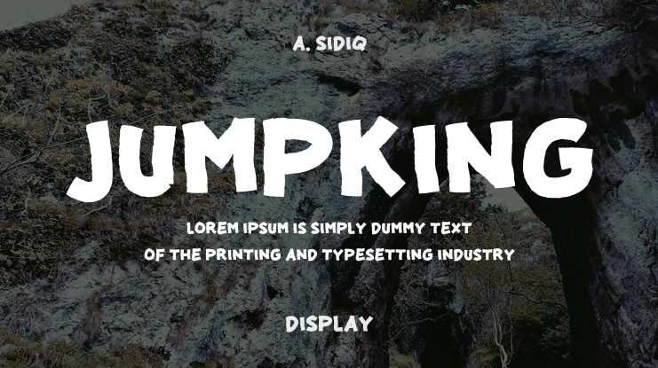 Jumpking Font