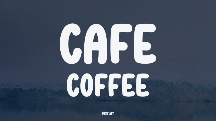 Cafe Coffee Font