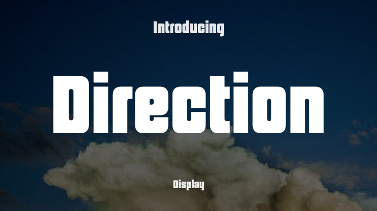 Direction Font