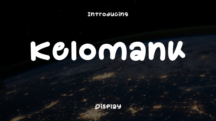 Kelomank Font
