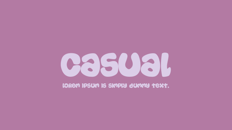 Casual Font