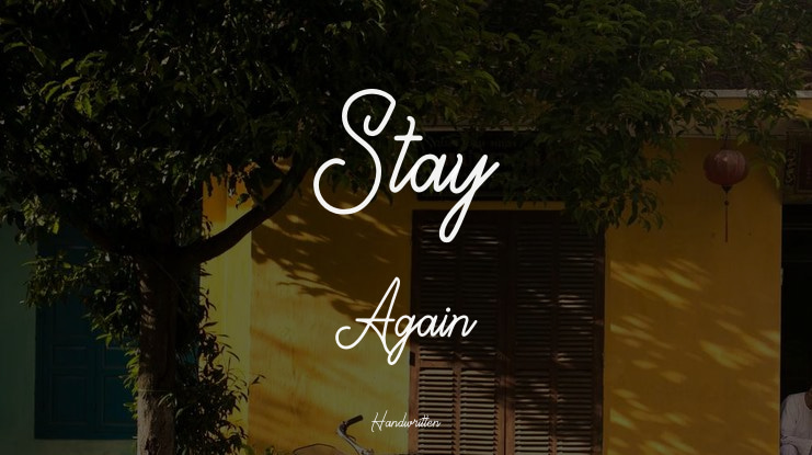 Stay Again Font