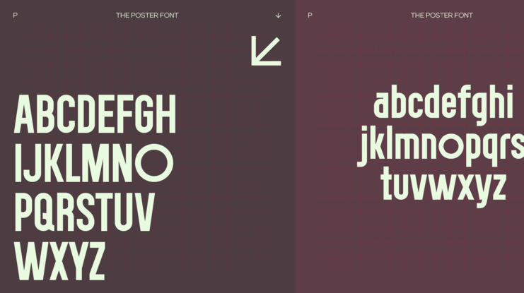 THE POSTER FONT