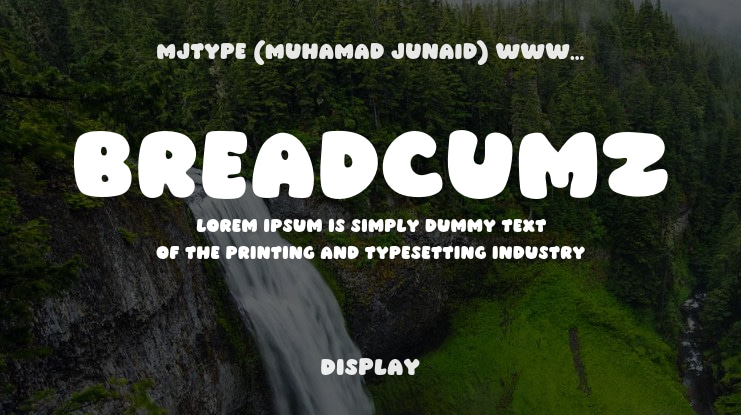 Breadcumz Font