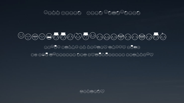 MTFCheekyEmojiDoodles Font