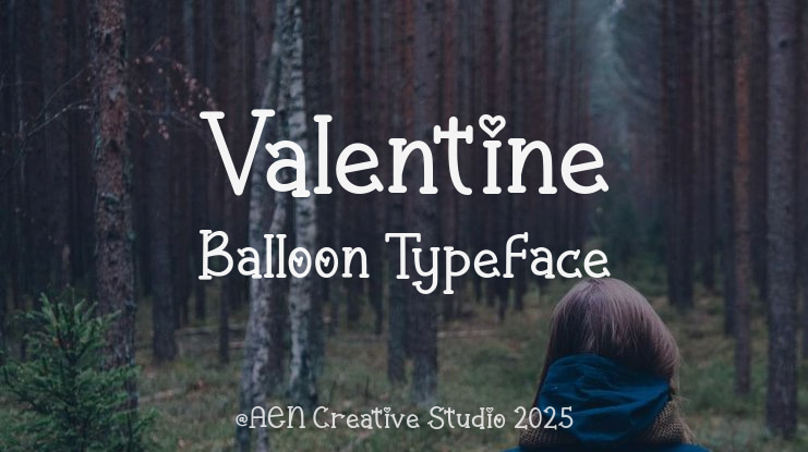 Valentine Balloon Font