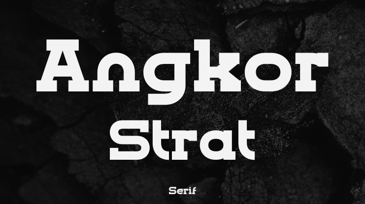 Angkor Strat Font