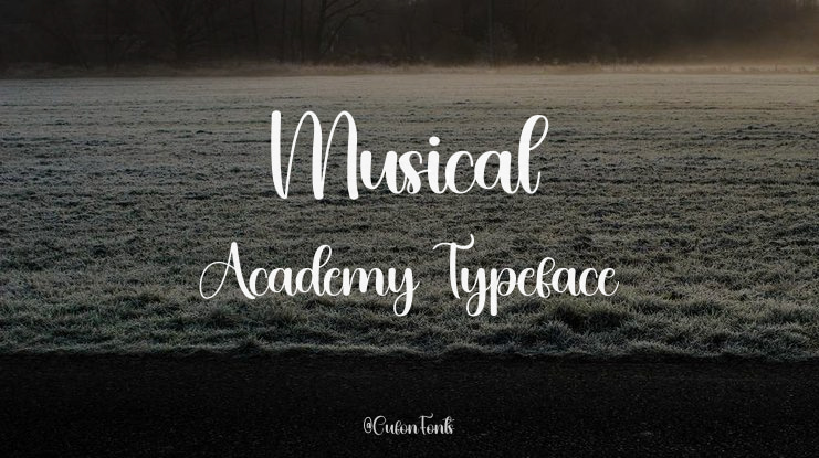 Musical Academy Font
