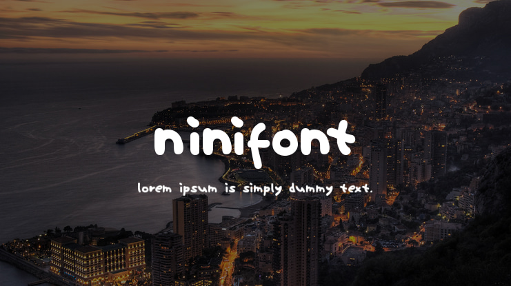 Ninifont Font Family