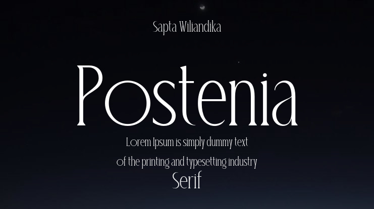 Postenia Font