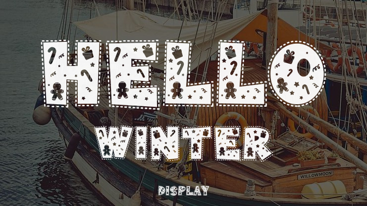 Hello Winter Font