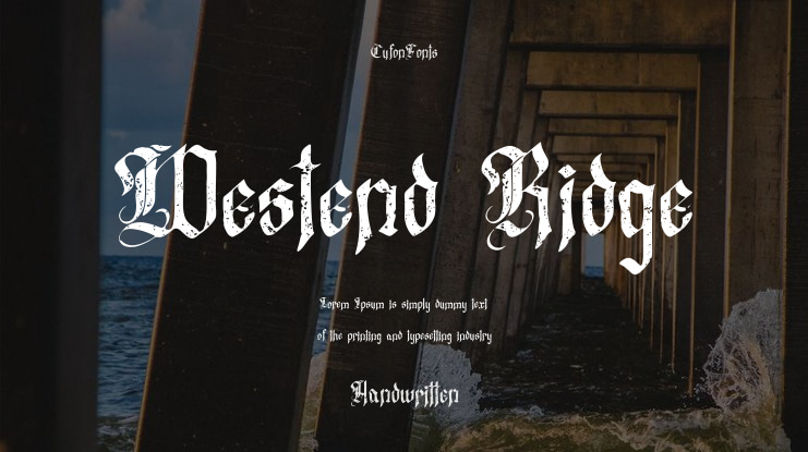 Westend Ridge Font