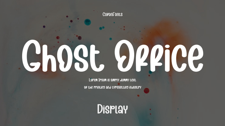 Ghost Office Font