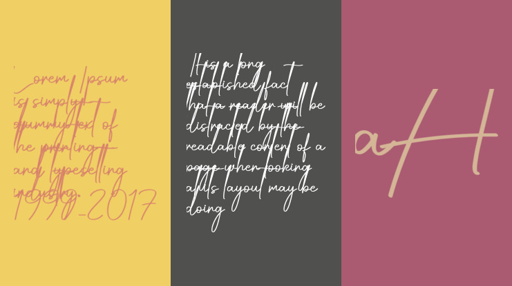 Digital Signature Font