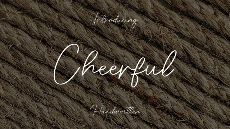 Cheerful Font