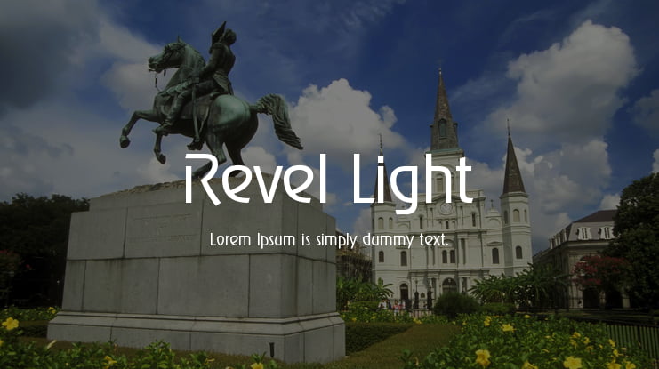 Revel Light Font